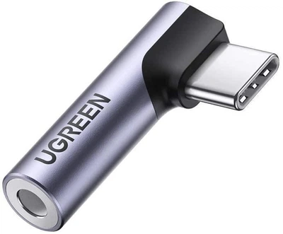 Перехідник UGREEN AV154 кутовий Type-C - 3.5 mm для навушників (80384)