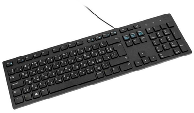 Провідна клавіатура Dell KB216 з кирилицею (наклейки)
