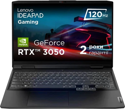 Ноутбук Lenovo IdeaPad Gaming 3 15ARH7 15.6"FHD/ AMD Ryzen 5-6600H/ 16Gb/ 1Tb SSD/ NVIDIA GeForce RTX 3050