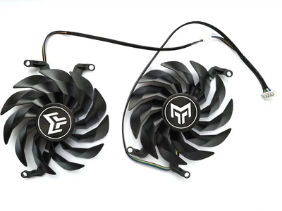 Вентилятор кулер для видеокарты GALAX 88 мм RTX 3070 3080 Ti 3090 T129215SU комплект 2 шт (№478.1)