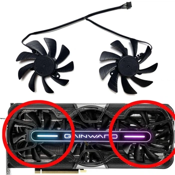 Вентилятор TAIHUI для видеокарты Gainward RTX 3070 3080 3090 Phantom TH8015B2H (TH8015S2H TH9215B2H) комплект 2 шт (№455.1)
