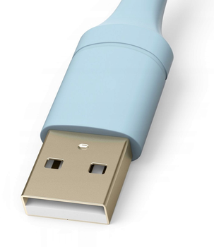 Kabel Hama Flexible USB Type-A - Lightning M/M 1.5 m Blue (4047443486387)
