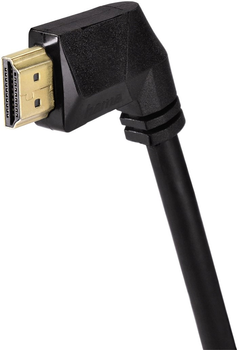 Kabel kątowy Hama HDMI - HDMI M/M 1.5 m Black (4047443392886)