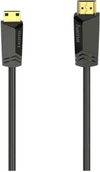 Kabel Hama mini-HDMI - HDMI M/M 1.5 m Black (4047443438614)