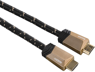Kabel Hama HDMI - HDMI M/M 1 m Black (4047443442338)