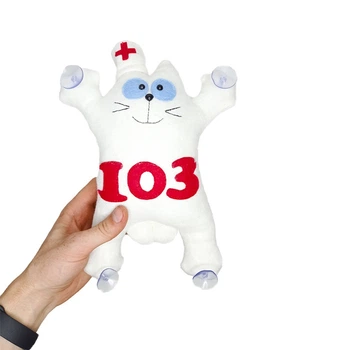 Авто игрушка VKmade кот Саймон "103". на присосках 27см