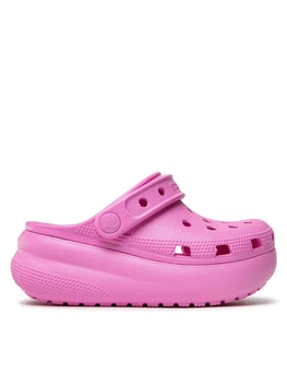 Дитячі крокси на платформі Crocs Classic Cutie Clog Taffy Pink 29 рожеві