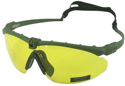 Окуляри тактичні Kombat Ranger Glasses Yellow Lense Мультикам (kb-rgy-cm)