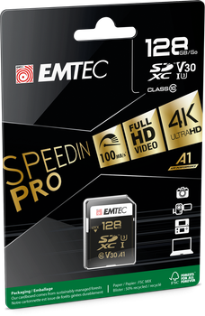 Karta pamięci Emtec SDXC 128GB SpeedIN PRO CL10 (ECMSD128GXC10SP)