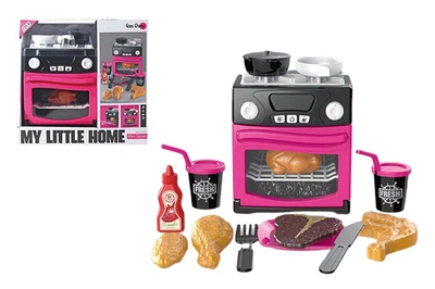 Игровой набор My little home кухонная плита с духовым шкафом свето-звуковые эффекты (A1010-3)