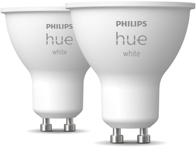 Zestaw żarówek LED Philips Hue GU10 5.2W 2 szt White (8719514340145)