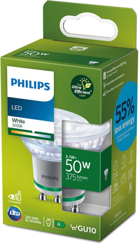 Світлодіодна лампа Philips UltraEfficient Classic GU10 2.1W White (8720169174306)