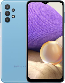Смартфон 6.4" Samsung Galaxy A32 4/128GB 4G 2-SIM NFC 64/20 Mp 8 ядер Android 11 5000 mAh Blue Factory Recertified g1