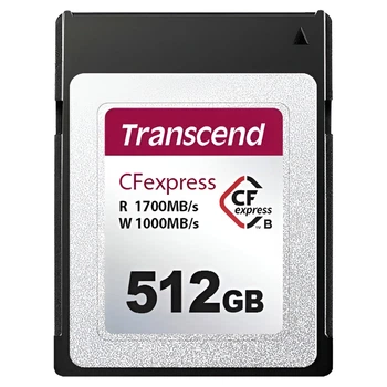 Карта памяти Transcend CFexpress Type B 512GB W-1000 MB/s, R-1700 MB/s (TS512GCFE820)