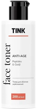 Тонер для обличчя укріплюючий TINK Anti-age Пептиди-Ягоди годжі 200 мл