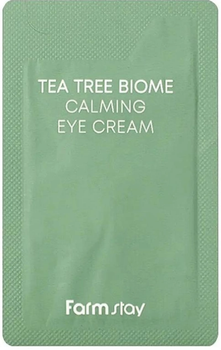 Крем для кожи вокруг глаз с зеленым чаем FarmStay Tea Tree Biome Calming Eye Cream 1 мл