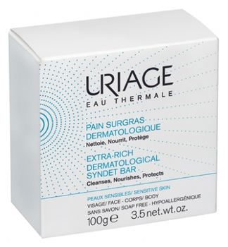 Мило для обличчя та тіла Uriage Pain Surgras Dermatological 100 г (3661434003844)