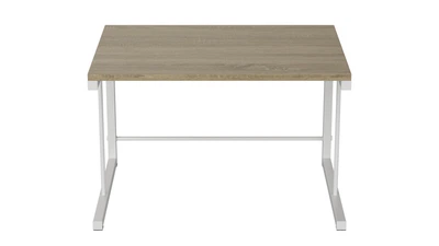 Подставка для микроволновки Kitchen K301 Ferrum-decor 400x550x350 Белый металл ДСП Дуб Сонома 16 мм (KITCH30112)