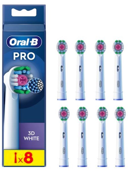 Насадки для електричної зубної щітки Oral-b Braun 3D White PRO EB18-8 