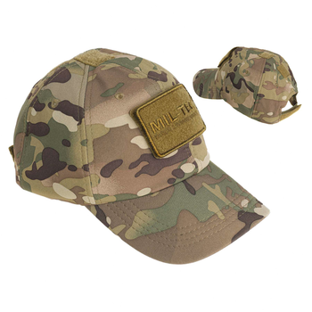 Бейсболка тактична тепла MIL-TEC SoftShell Baseball Cap Multicam