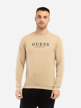 Bluza bez kaptura męska Guess X2GQ11KBR12 S Kremowa (7622078145327)