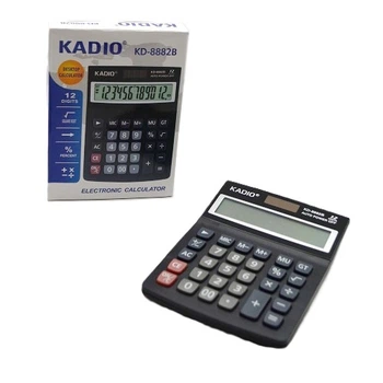 Калькулятор Kadio KD-8882B настільний офісний 12-розрядний