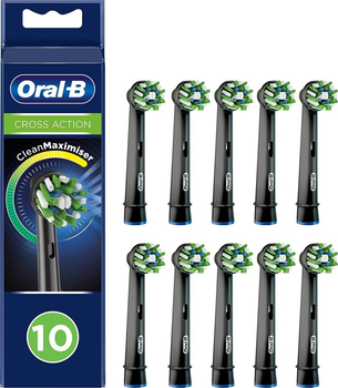 Насадки для електричної зубної щітки Oral-b Braun CrossAction EB50-10 Black