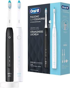 Набір електричних зубних щіток Oral-b Braun Pulsonic Slim Clean 2900 (4210201396260)
