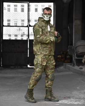 Тактический штурмовой костюм Horn с наколенниками S мультикам (86420)