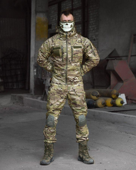 Тактичний костюм 5.11 3в1 з наколінниками штани+убакс+куртка S мультикам (86915)