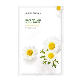 Тканинна маска Nature Republic Real Nature Mask Ромашка (1 шт)