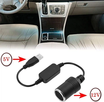 Конвертер перетворювач KWS з USB 5V на прикурювач авто 12V
