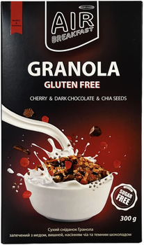 Гранола Healthy Generation Cherry&Chocolate без сахара 300 г (4820233350644)