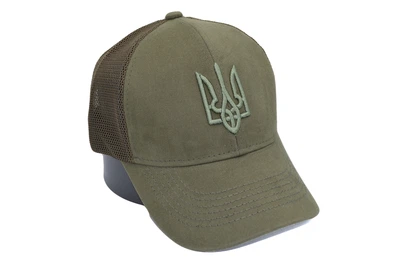 Бейсболка Atrics сітка з гербом України 55-61 см хакі (А 0919-834)