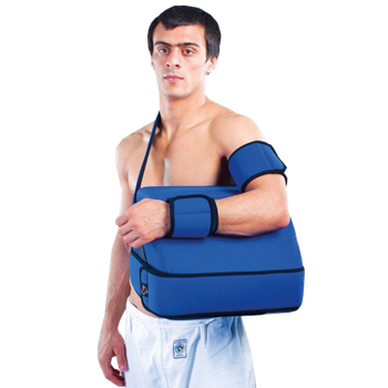 Бандаж для плечового суглоба і руки з відвідної подушкою РП-6У-45° Реабілітімед розмір UNI колір синій
