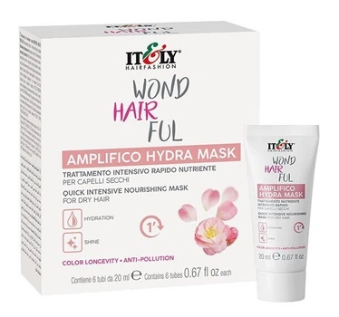 Экспресс маска для интенсивного питания волос Wondhairful Amplifico Hydra Mask 6 x 20 мл