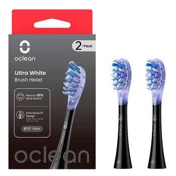 Насадка для електричної зубної щітки Oclean Ultra White 2шт Black