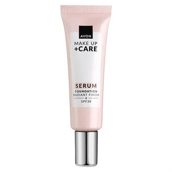Тональний крем-сироватка Avon Make Up+Care для обличчя SPF30 відтінок Тепла слонова кістка 125G 30 мл