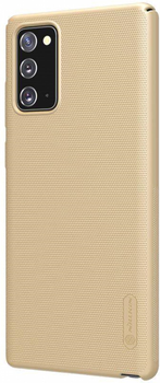 Etui plecki Nillkin Frosted Shield do Samsung Galaxy Note 20 Gold (6902048201699)