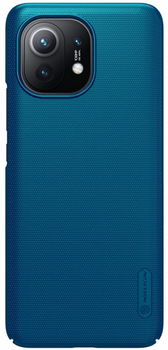 Etui plecki Nillkin Frosted Shield do Xiaomi Mi 11 Blue (6902048212756)