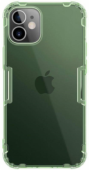 Etui plecki Nillkin Nature TPU Case do Apple iPhone 12 Mini Green/Transparent (6902048202139)