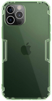 Etui plecki Nillkin Nature TPU Case do Apple iPhone 12 Pro Max Green/Transparent (6902048202191)