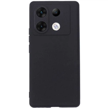 Силиконовый (TPU) чехол Deexe Matte Case для Infinix Zero 30 - Black