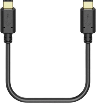 Kabel Hama USB Type-C - USB Type-C 1 m Black (4047443412348)