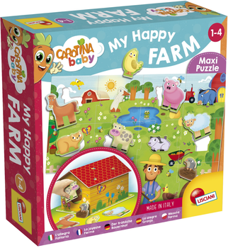 Puzzle Carotina Baby Lisciani Moja szczęśliwa farma (8008324092567)