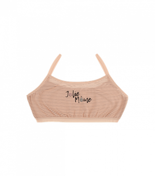 Підлітковий топ з малюнком - Donella - 591190B - 146-152 см - Персиковий