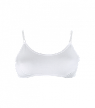 Топ на тонких бретельках - Donella - 5871G - 158-164 см - Білий