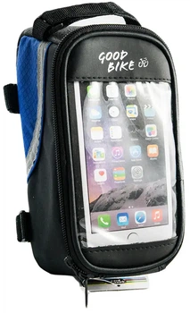 Велодержатель для смартфона Good Bike In Touch 4.8" Black-Blue (94882-IS)
