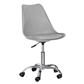 Офісне комп'ютерне крісло Hommex Kantri Grey (арт. H-231 G/G MR) на колесах хром