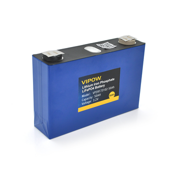 Осередок Vipow 3.2V 50AH для складання LiFePo4 акумуляторів, (188 x 28 x 140) мм